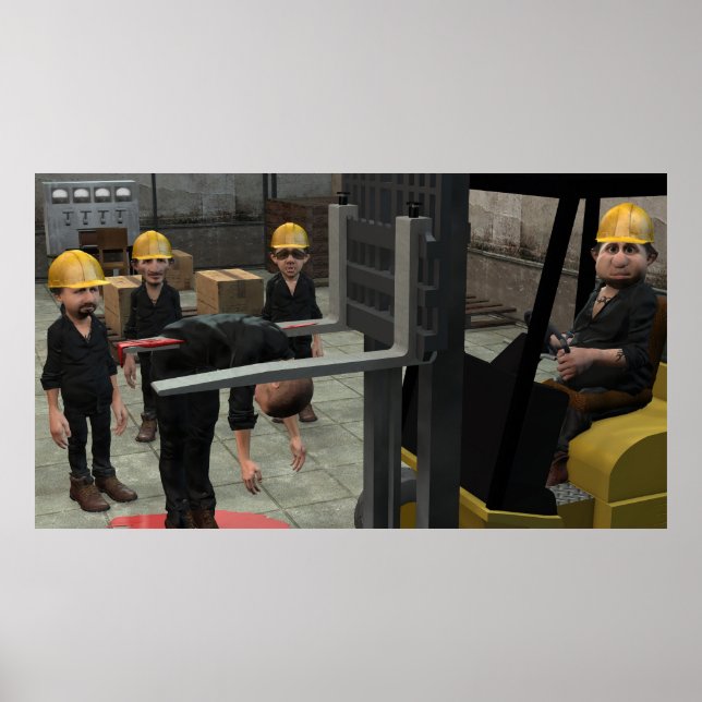 Sicherheitsverletzung - großes Poster (Vorne)