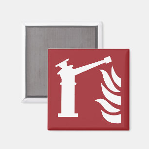Sicherheitszeichen der Feuerwache Magnet