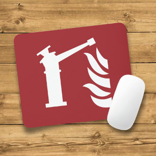 Sicherheitszeichen der Feuerwache Mousepad
