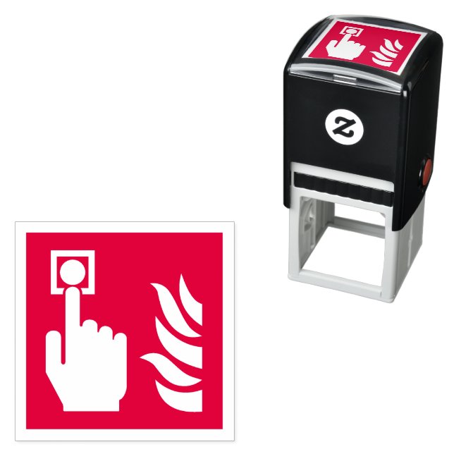 Sicherheitszeichen für den Feuermelder Permastempel (Beispiel)