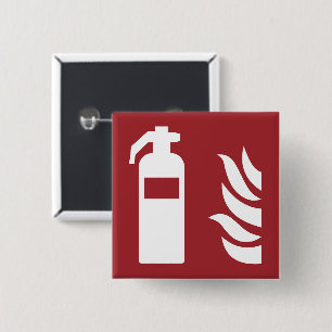 Sicherheitszeichen für Feuerlöscher Button