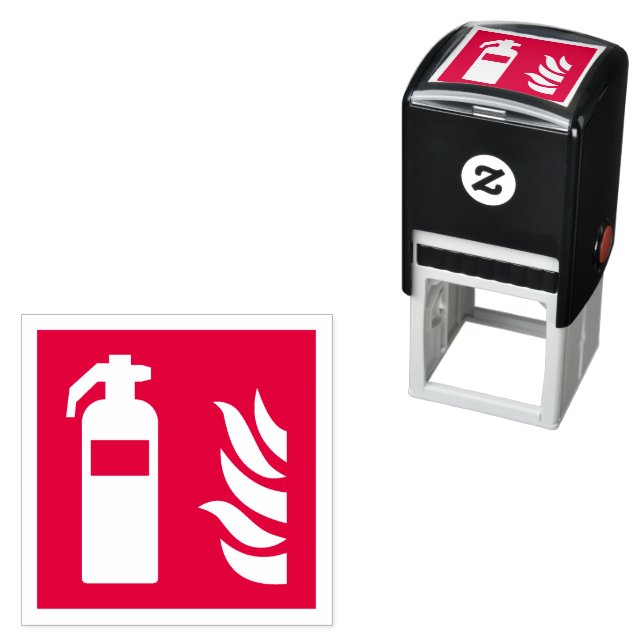Sicherheitszeichen für Feuerlöscher Permastempel (Beispiel)