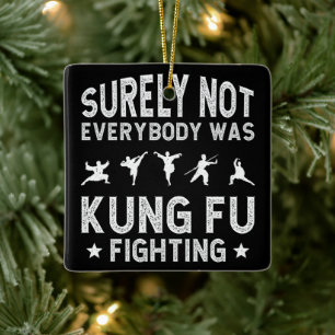 Sicherlich kämpften nicht alle gegen Kung Fu Keramikornament
