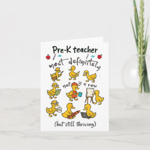 Sicherlich nicht alles in einer Row Funny Duck Pre Karte