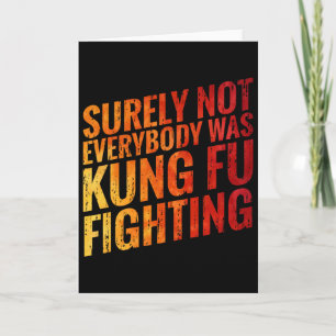 Sicherlich War Nicht Jedes Kung Fu Im Kampf Gegen Karte