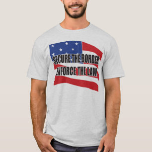 Sichern Sie die Grenze T-Shirt