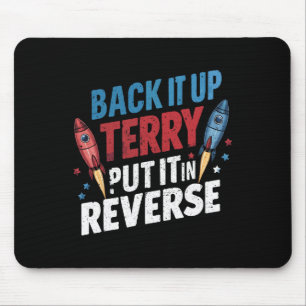 Sichern Sie es mit der Terrage in den umgekehrten  Mousepad