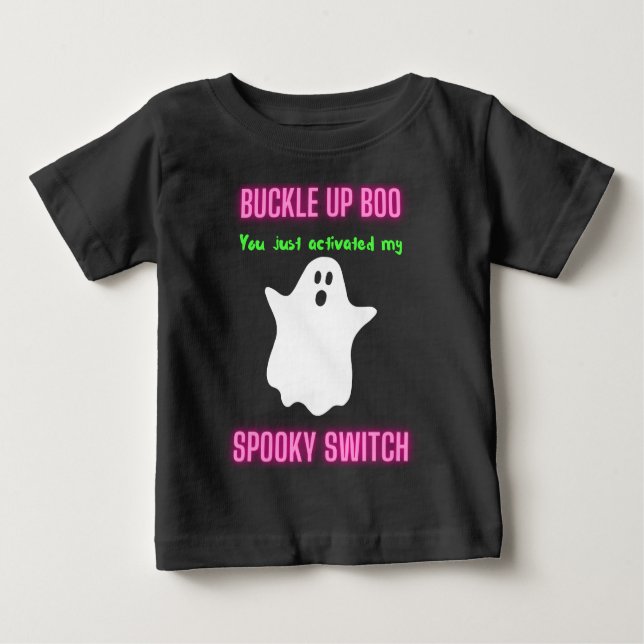Sichern Sie sich, dass Sie gerade meinen Spooky-Sc Baby T-shirt (Vorderseite)
