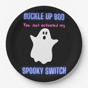 Sichern Sie sich, dass Sie gerade meinen Spooky-Sc Pappteller