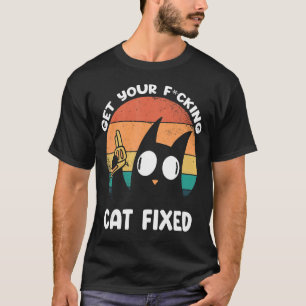 Sichern Sie sich Ihre Katze fest im Katzen lebende T-Shirt