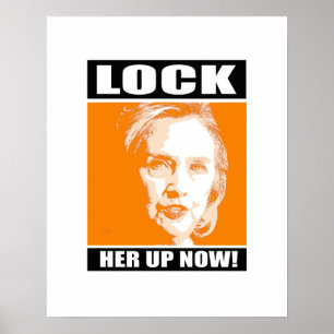 Sichern Sie sie jetzt - - Anti-Hillary - Poster