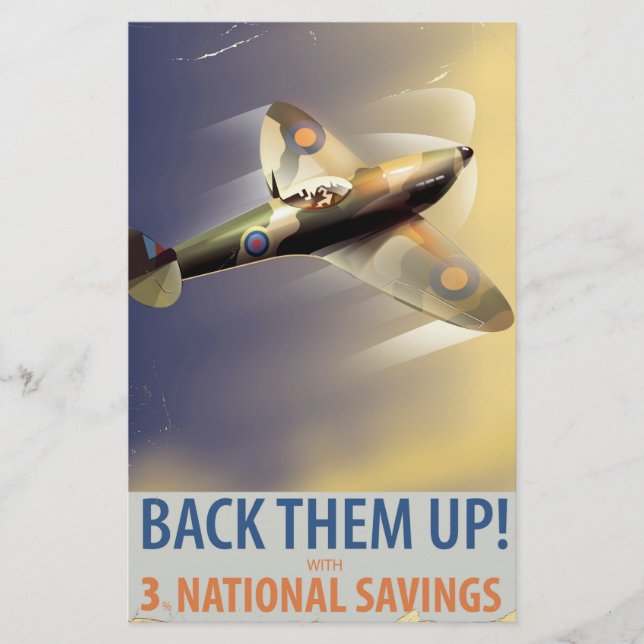 Sichern Sie sie! WW2-Poster Briefpapier (Vorderseite)