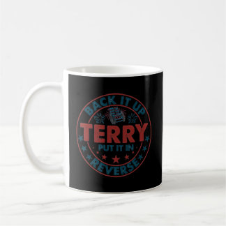 Sichern Sie Terry, um es in umgekehrte Feuerarbeit Kaffeetasse