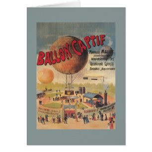 Sichernder Ballon-Fahrten an einem