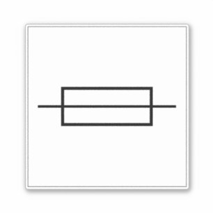 Sicherung Elektrisches Etikett