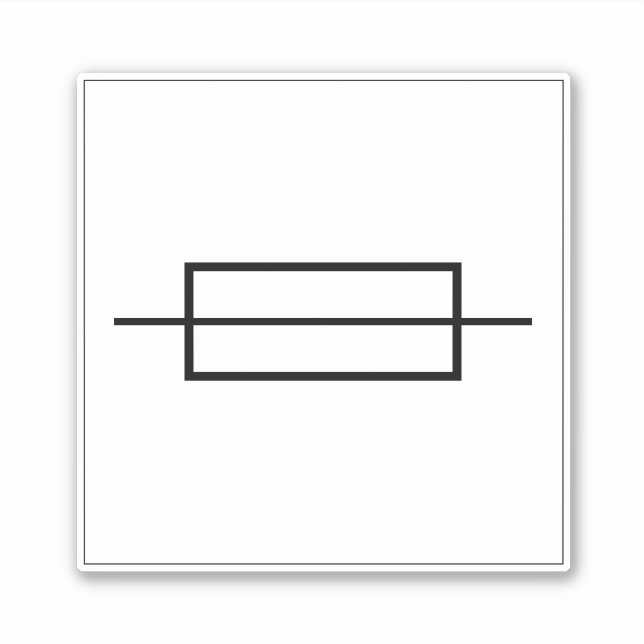 Sicherung Elektrisches Etikett (Vorderseite)