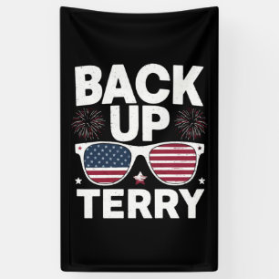 Sicherung Terry Lustig 4. Juli Patriotisches Feuer Banner