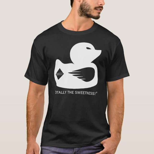 Sicherungs-Studenten-Ministerien Superduck mit QR T-Shirt (Vorderseite)