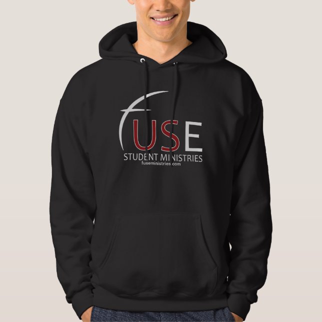 Sicherungs-Studenten-Ministerienschwarzer Hoodie (Vorderseite)