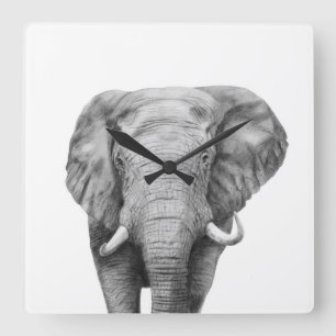 Sicherungsplan IV Quadratische Wanduhr