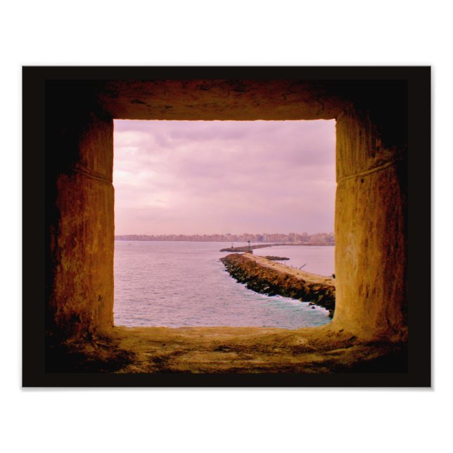 Sicht auf Alexandria, Ägypten Fotodruck (Vorne)