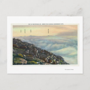 Sicht auf andere Adirondack-Berge oberhalb der Wol Postkarte