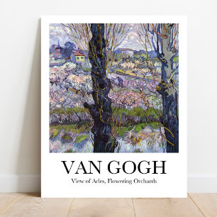 Sicht auf Arles, blühende Orchideen von Van Gogh Poster