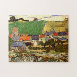 Sicht auf Auvers Vincent van Gogh. Puzzle