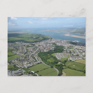 Sicht auf Caernarfon und Anglesea Postkarte