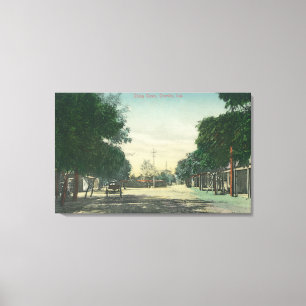 Sicht auf ChinatownOroville, CA Leinwanddruck