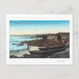 Sicht auf ChinatownPacific Grove, CA Postkarte