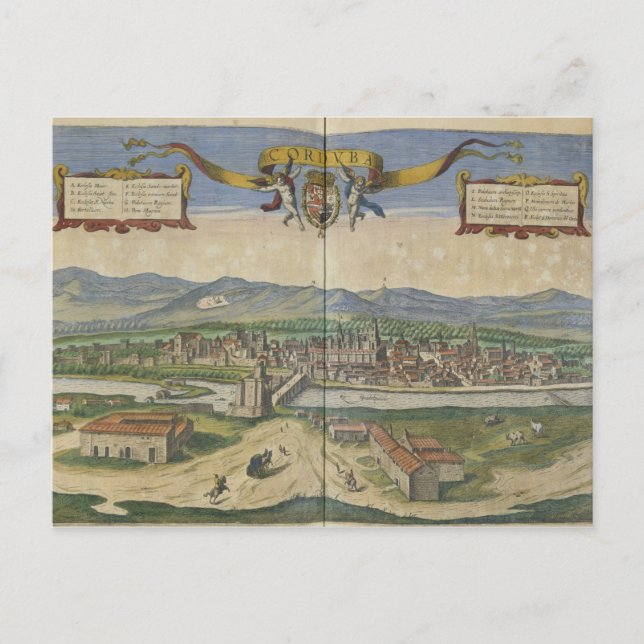 Sicht auf Cordoba Postkarte (Vorderseite)