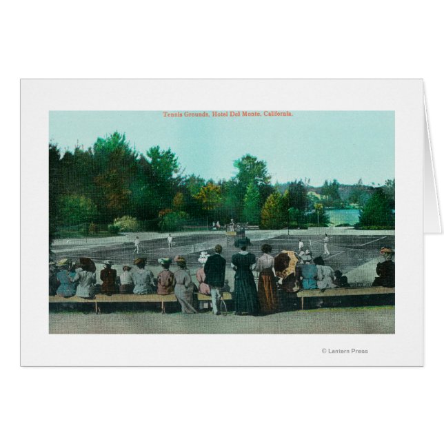 Sicht auf das Hotel del Monte Tennis Grounds (Vorderseite (Horizontal))