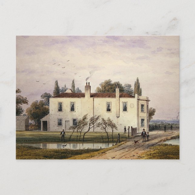 Sicht auf das Kopenhagener Haus, 1853 Postkarte (Vorderseite)