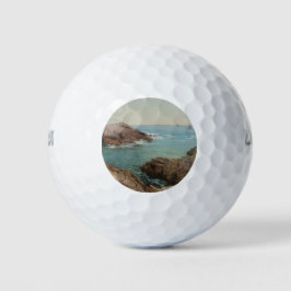Sicht auf das Meer (Küstenlandschaft) (Marine) Golfball