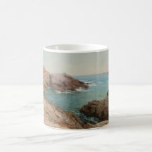 Sicht auf das Meer (Küstenlandschaft) (Marine)