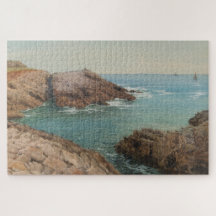 Sicht auf das Meer (Küstenlandschaft) (Marine)