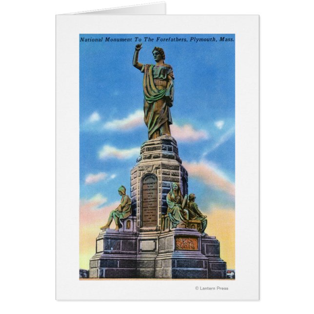 Sicht auf das Nat'l-Denkmal für US-Vorväter (Vorne)