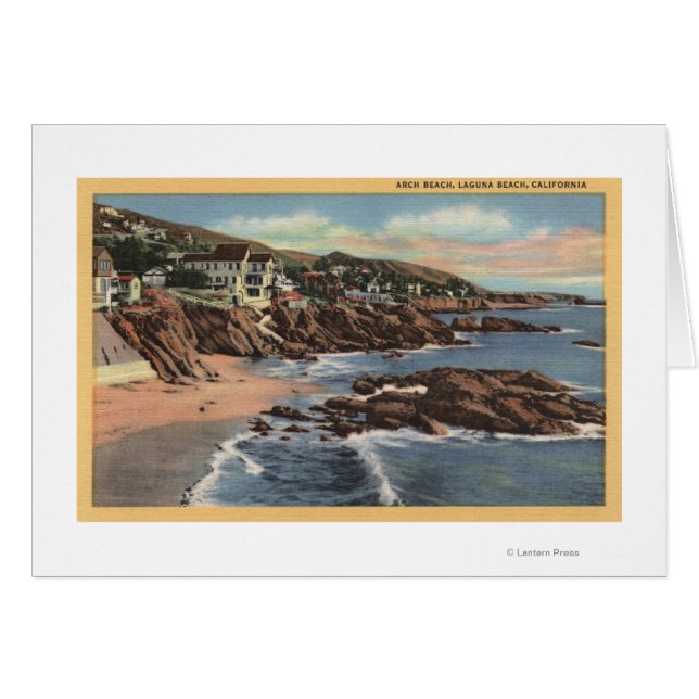 Sicht auf den Arch Beach mit Zuhause (Vorderseite (Horizontal))