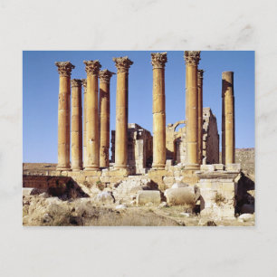 Sicht auf den Artemis-Tempel, gebaut um 386 n.Chr. Postkarte