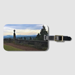 Sicht auf den Berg Hood, Portland, Oregon Gepäckanhänger