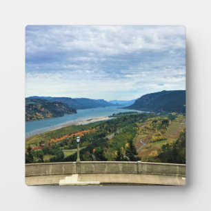 Sicht auf den Columbia River, Columbia River Gorge Fotoplatte