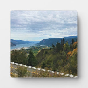 Sicht auf den Columbia River, Columbia River Gorge Fotoplatte