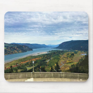 Sicht auf den Columbia River, Columbia River Gorge Mousepad