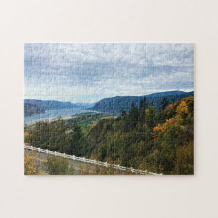 Sicht auf den Columbia River, Columbia River Gorge Puzzle