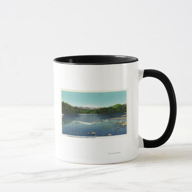 Sicht auf den Mount Washington und das Saco Tasse (Rechts)