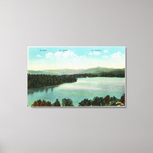 Sicht auf den Mts. Marcy, Colden und McIntyre Leinwanddruck