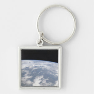 Sicht auf den Planeten Erde vom Weltraum Schlüsselanhänger