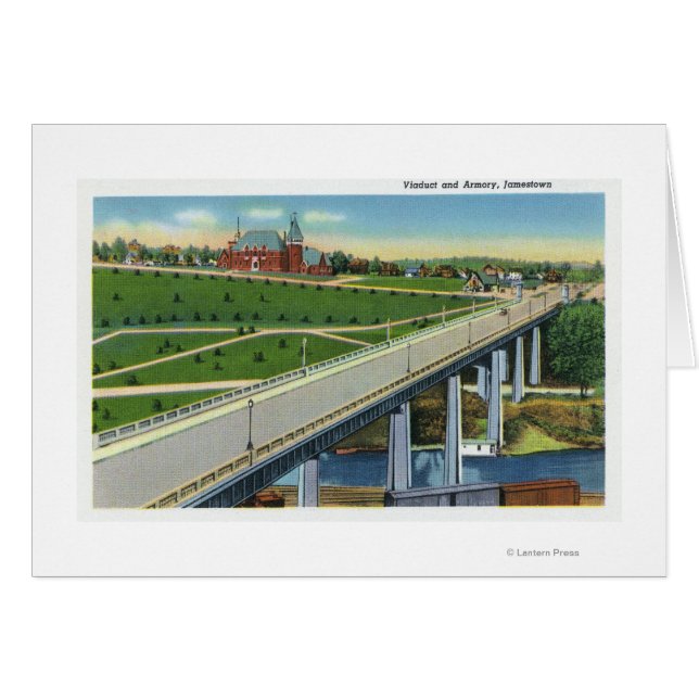Sicht auf den Viadukt und das Außen des Arsenals (Vorderseite (Horizontal))