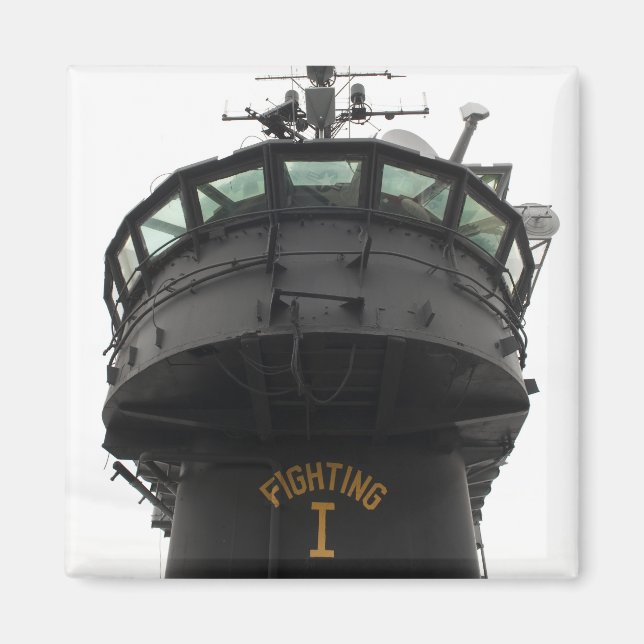 Sicht auf den vorderen Teil der Aufbaustruktur Magnet (Vorne)